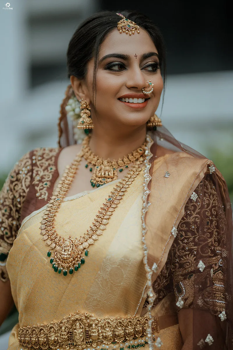 Kannada bride in silk saree — Dejavu Makeup Bangalore, Vinni styling