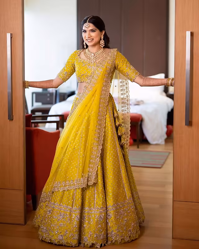 Christian bride in white gown with romantic bridal makeup by Vinni for a Bangalore church wedding