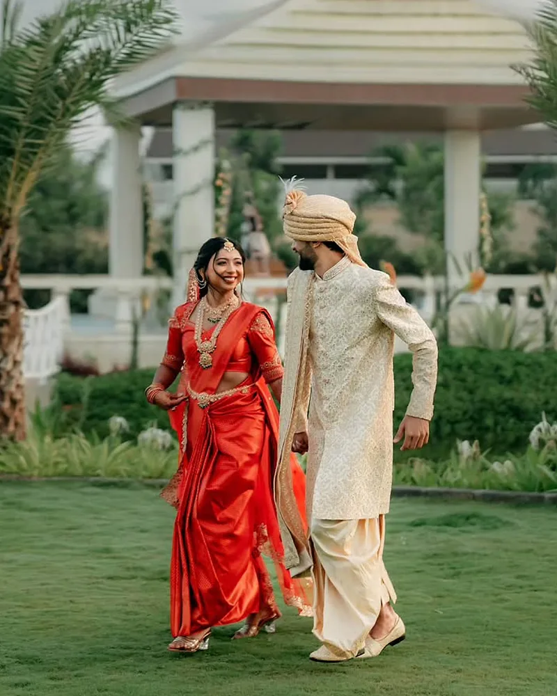 Bengaluru bride ready for her muhurtham — Dejavu Makeup by Vinni signature glow