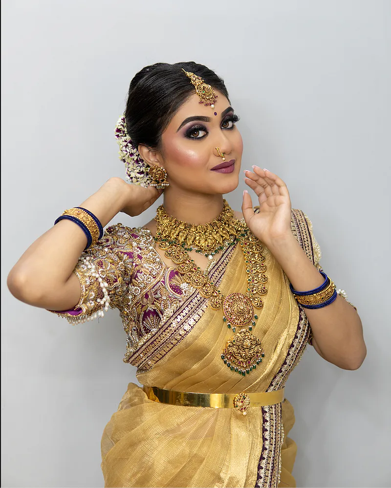 Celebrity bridal makeup Bangalore look by Dejavu — camera-ready finish for the pheras