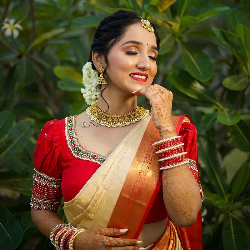 Freelance bridal makeup artist Bangalore Vinni — on-location bridal styling